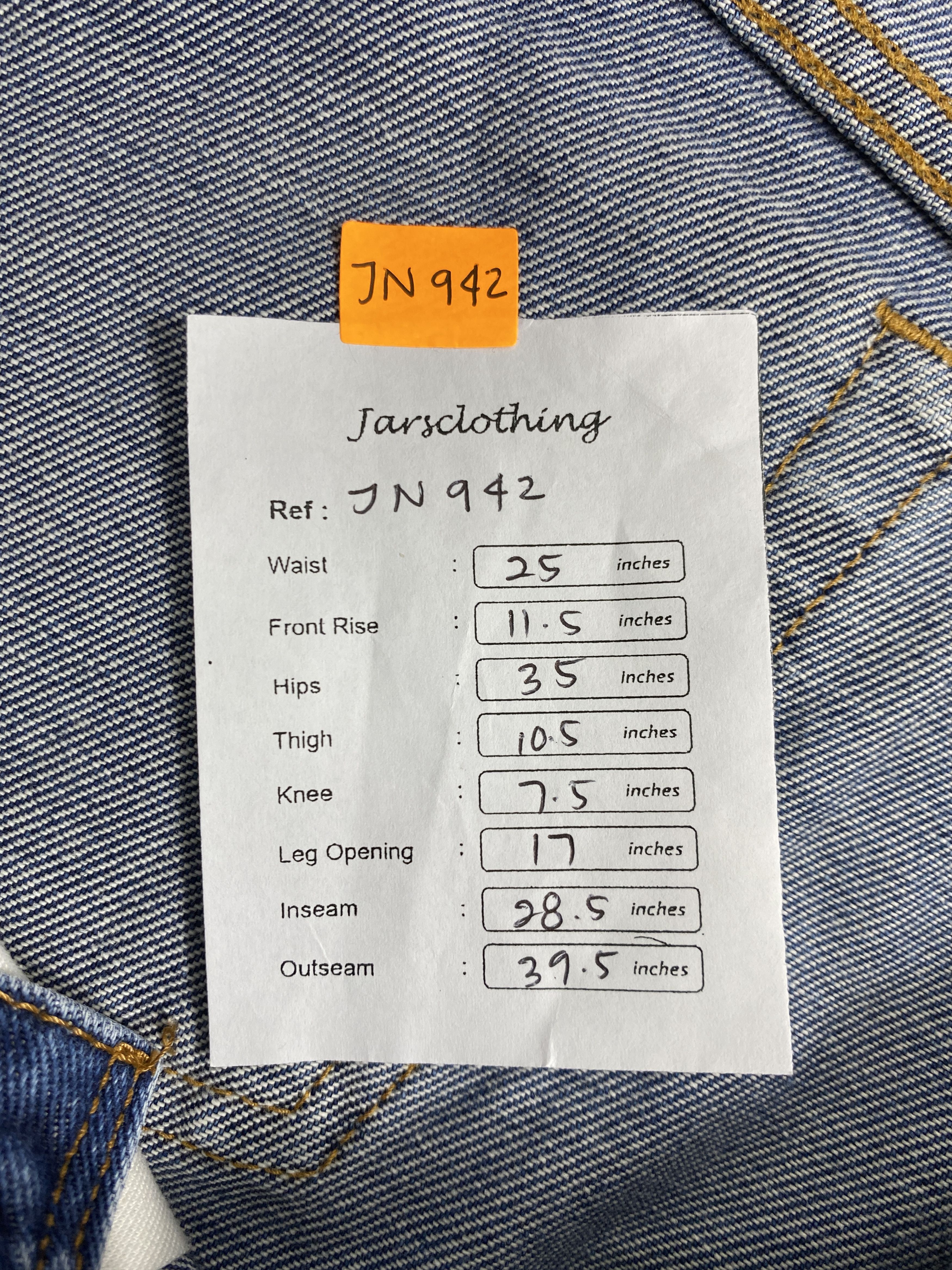 Levi's W25 Blue Vintage Levi's Flared Jeans 25x28.5 Denim -JN942 Size US 26 / EU 42 - 8 Thumbnail