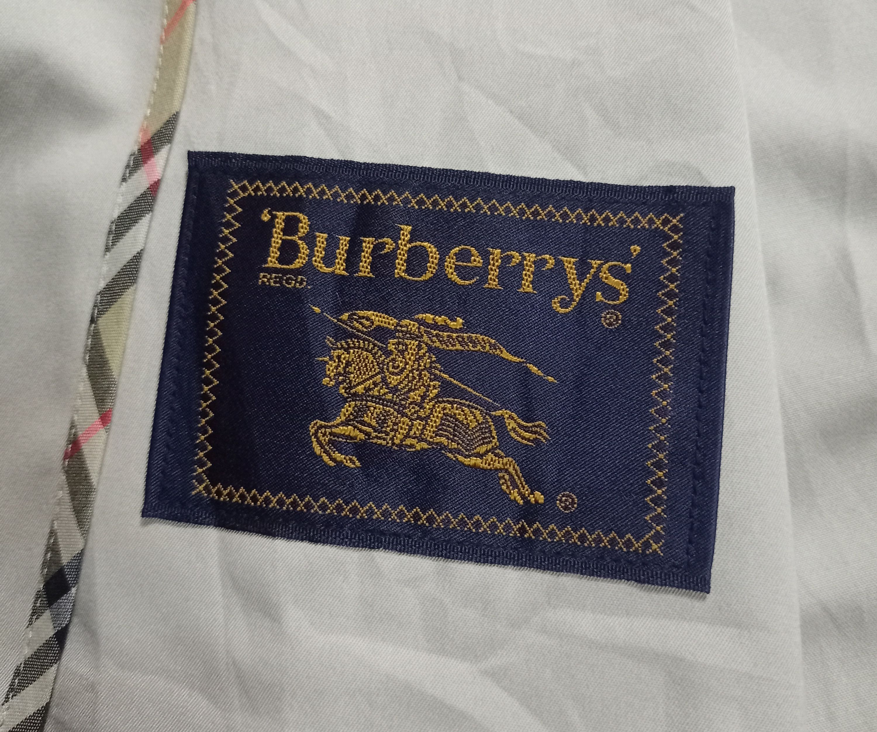 Burberry × Japanese Brand VINTAGE 🔥 BURBERRY RAIN JACKET Size S / US 4 / IT 40 - 11 Thumbnail