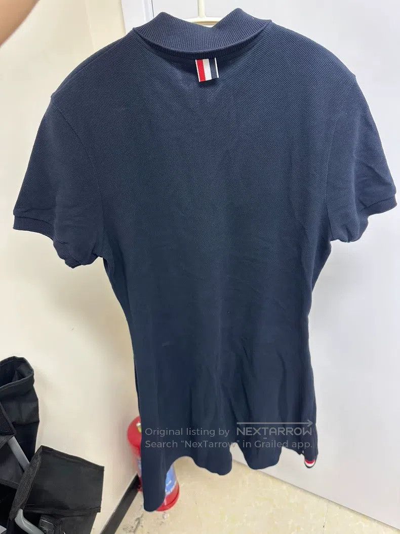 Thom Browne Thom Browne Classic Dress, Navy Blue with Red and White St Size M / US 6-8 / IT 42-44 - 2 Thumbnail