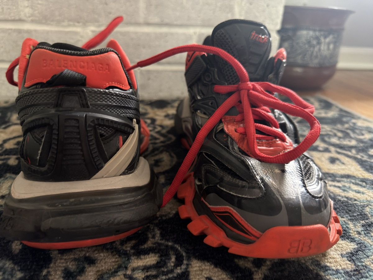 Balenciaga Balenciaga track.2 black red grey Size US 11 / EU 44 - 3 Thumbnail
