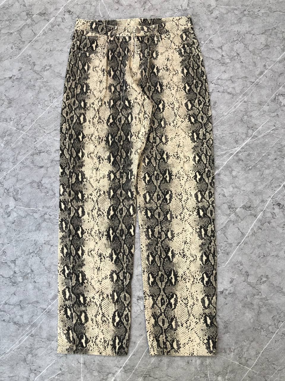 Japanese Brand Unknown brand snake skin pants Size US 28 / EU 44 - 1 Thumbnail