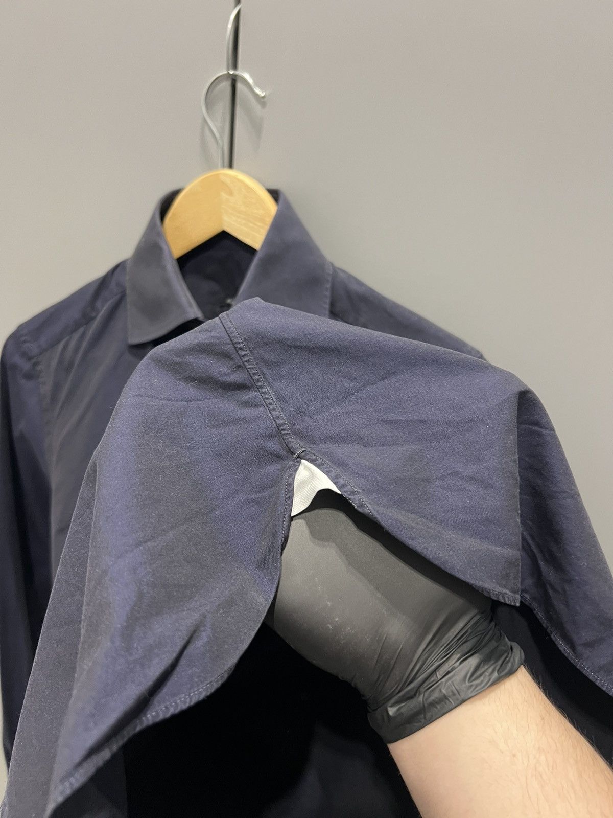 Tom Ford Tom Ford Cotton Shirt Dark Blue Small Size US M / EU 48-50 / 2 - 8 Thumbnail