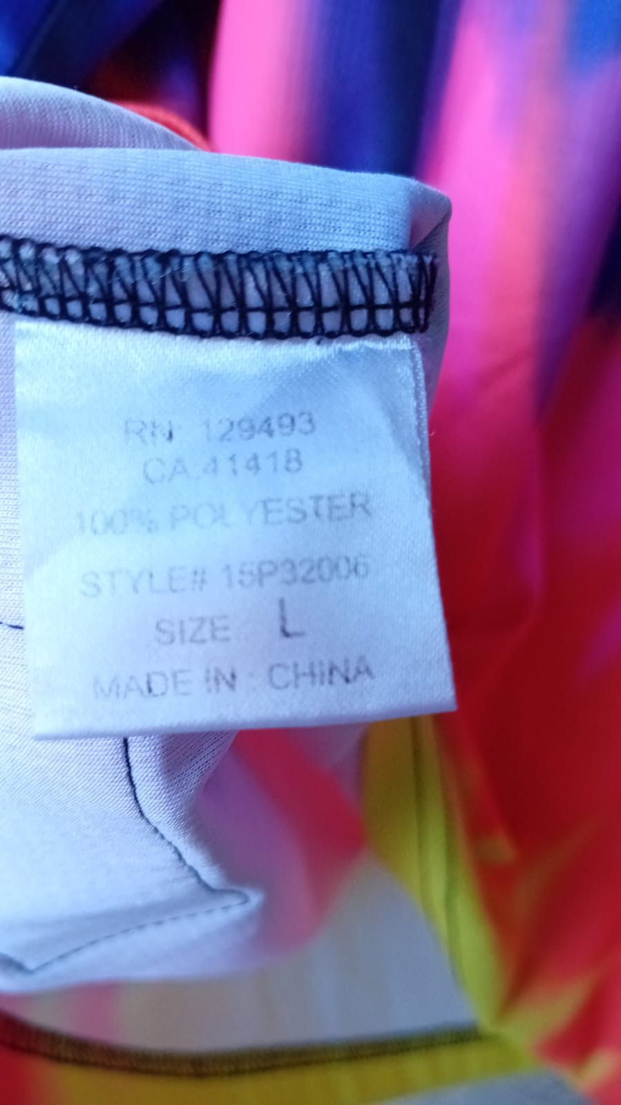 NEFF NEFF Basketball Jersey #16 Tye Dye sz L Size US L / EU 52-54 / 3 - 7 Thumbnail