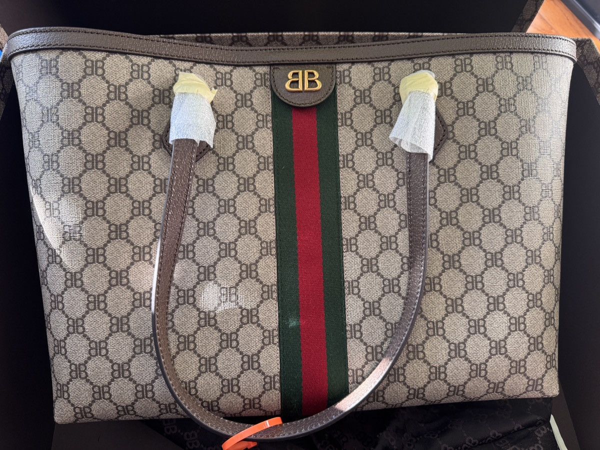 Balenciaga × Gucci Gucci Balenciaga The Hacker Project Large Tote Bag Size ONE SIZE - 1 Thumbnail