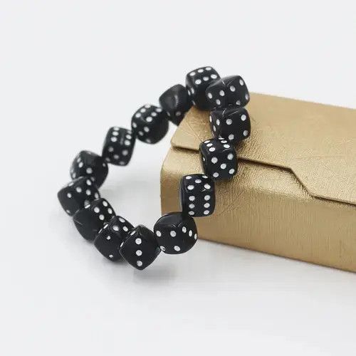 Other Black Dice Elastic Rope Bracelet Size ONE SIZE - 2 Thumbnail
