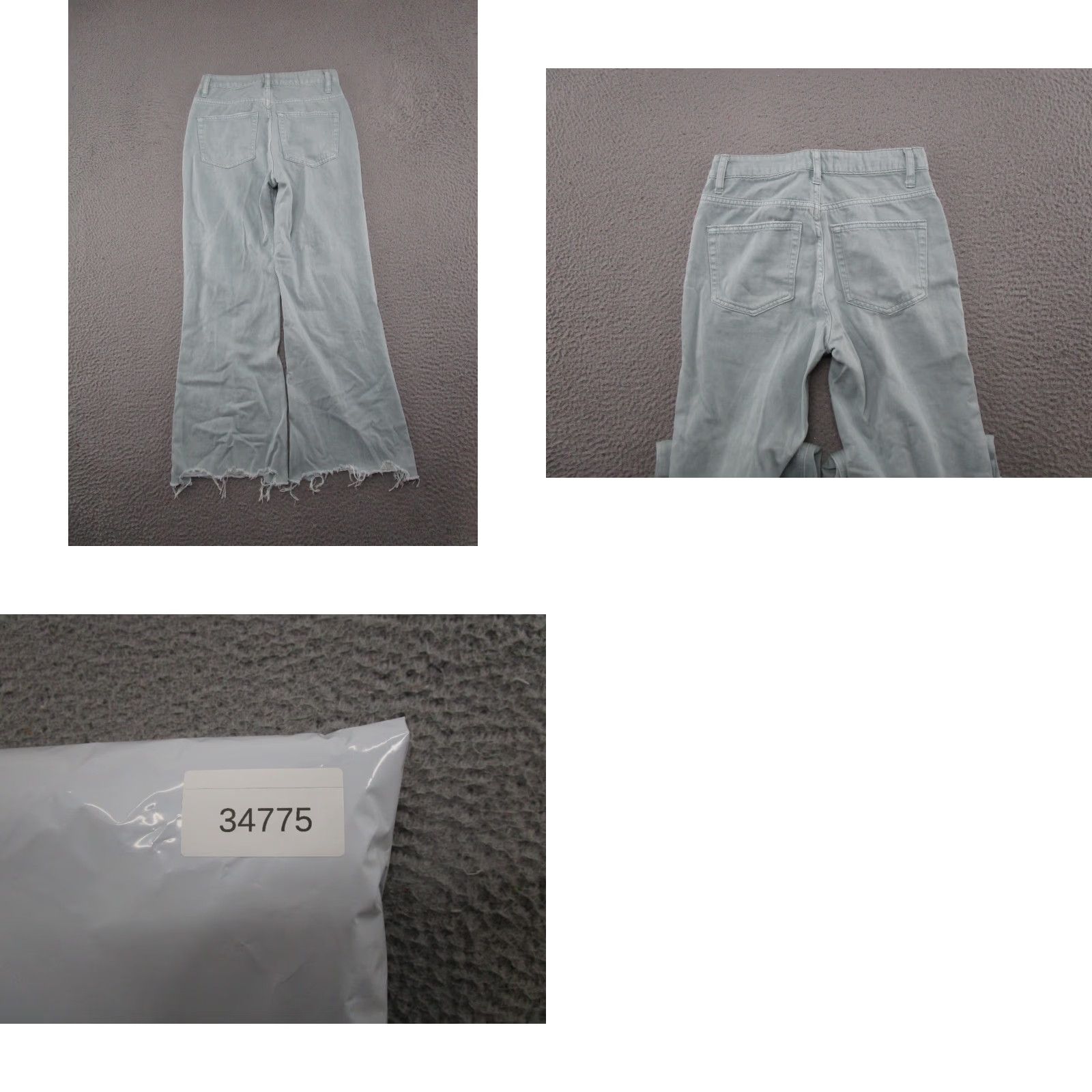 Denime Vervet Los Angeles Wide-Leg Jeans 24 Distressed Denim Blue Women 5-Pocket Regular Size 24 Shoes? Size 42" / US 20 - 9 Thumbnail