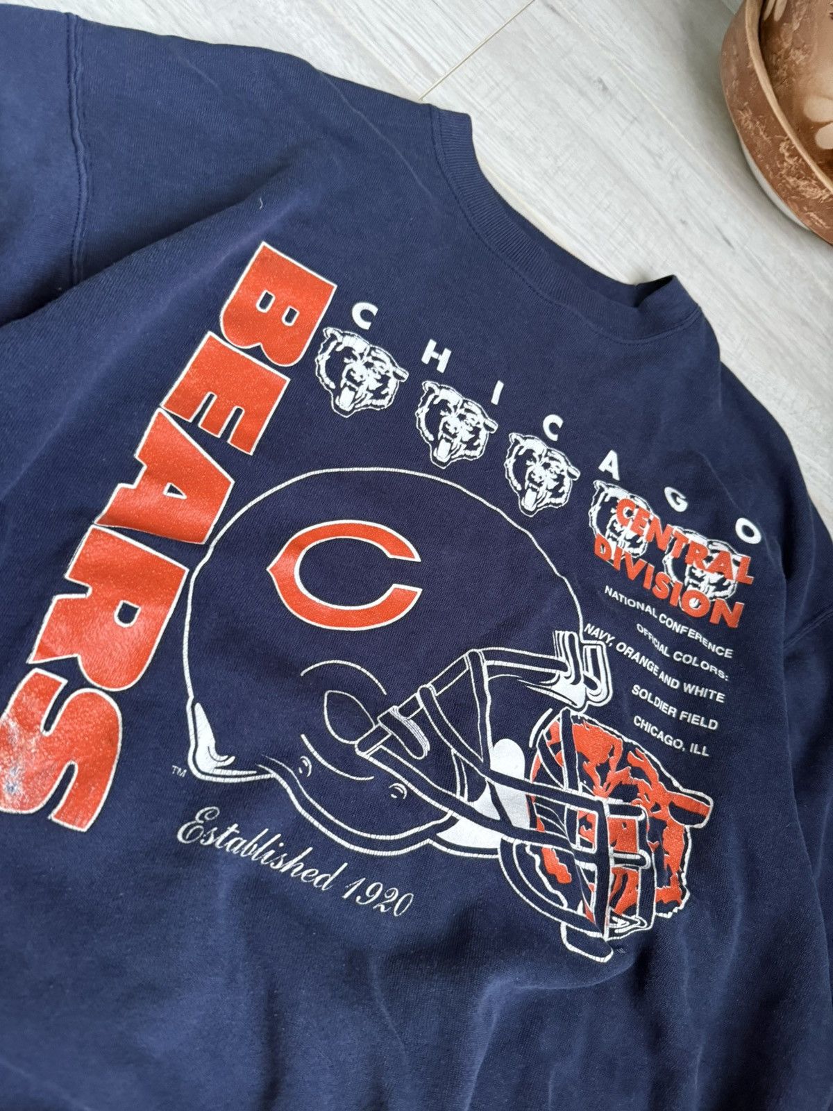 Hanes × NHL × Vintage Vintage Chicago Bears crewneck NHL jerseys sweatshirt 90’s Size US XL / EU 56 / 4 - 3 Thumbnail