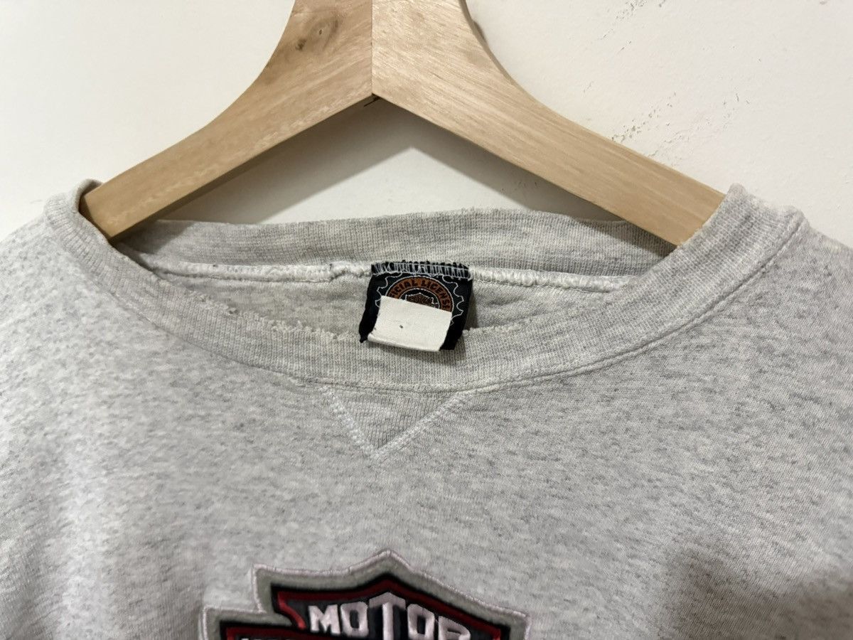 Harley Davidson Vintage 90s Distressed Harley Davidson Chunky Sweatshirt Size US XL / EU 56 / 4 - 9 Thumbnail