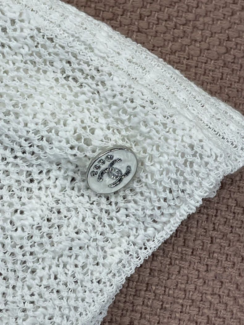 Chanel Chanel Beach series white pocket knitted vest sleeveless Size XS / US 0-2 / IT 36-38 - 4 Thumbnail