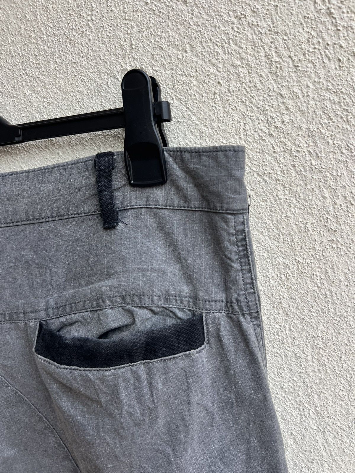 Shellac Vintage Revolver Japan Fade Grey Ripstop Baggy Cargo Trouser Size US 34 / EU 50 - 19 Thumbnail