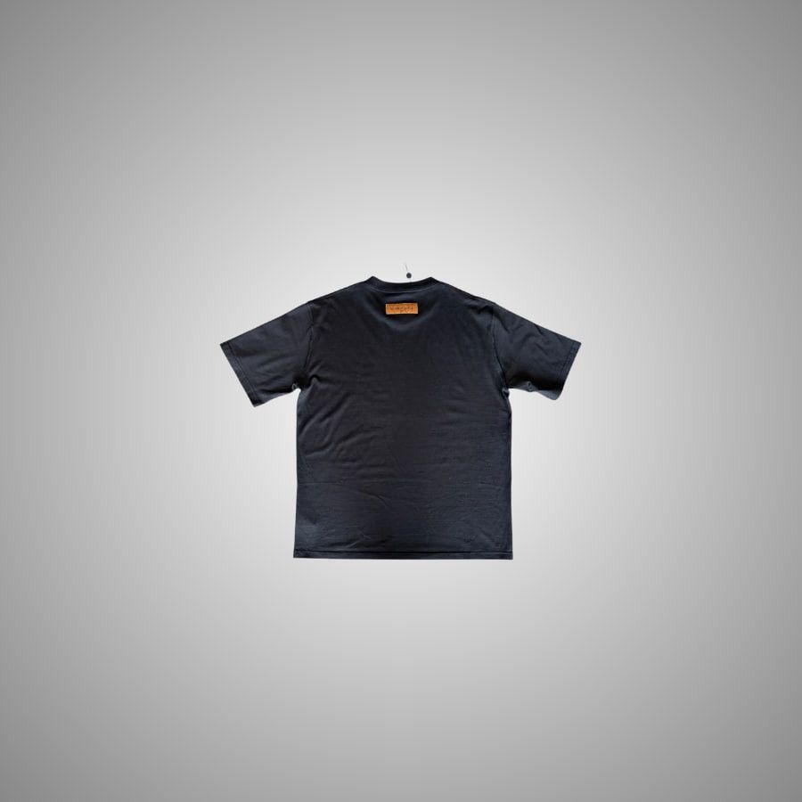 Louis Vuitton LOUIS VUITTON BLACK & WHITE LV STITCH LOGO T-SHIRT Size US XXL / EU 58 / 5 - 3 Thumbnail