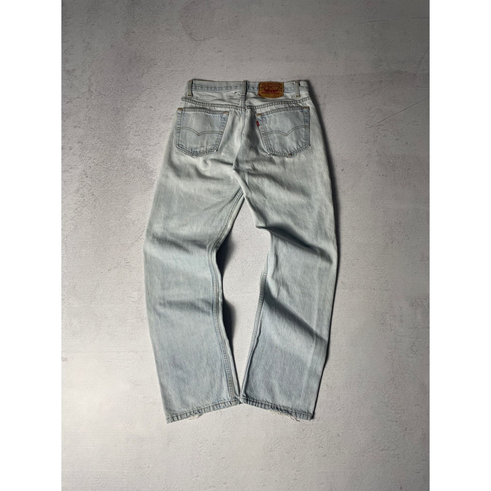 Levi's Vintage Levis 501 White Jeans - Women's 33Wx28L Size 33" - 2 Thumbnail