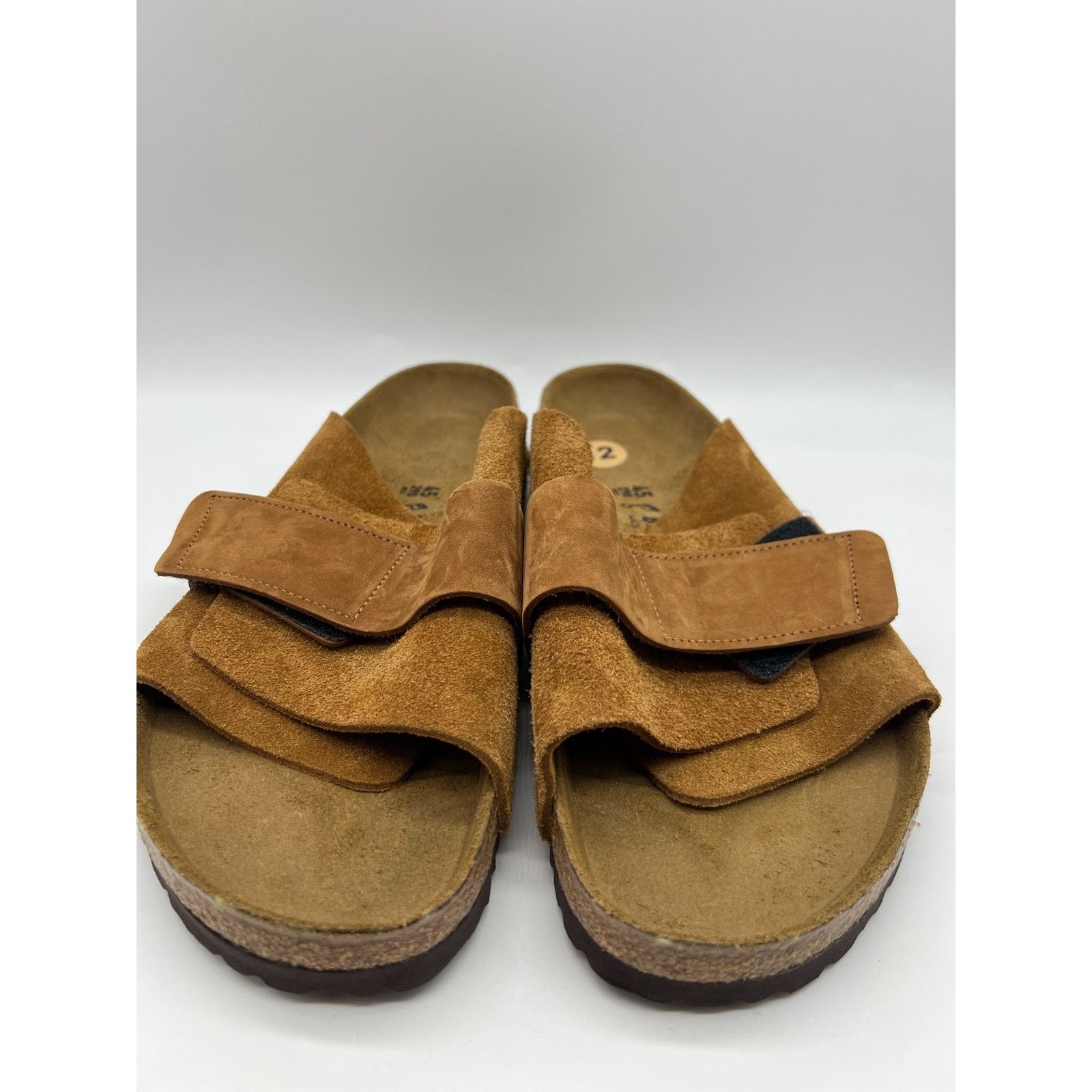 The Birkenstock Kyoto Nubuck/Suede Leather in Mink Birkenstock Kyoto Shearling Suede Leather  main image 2
