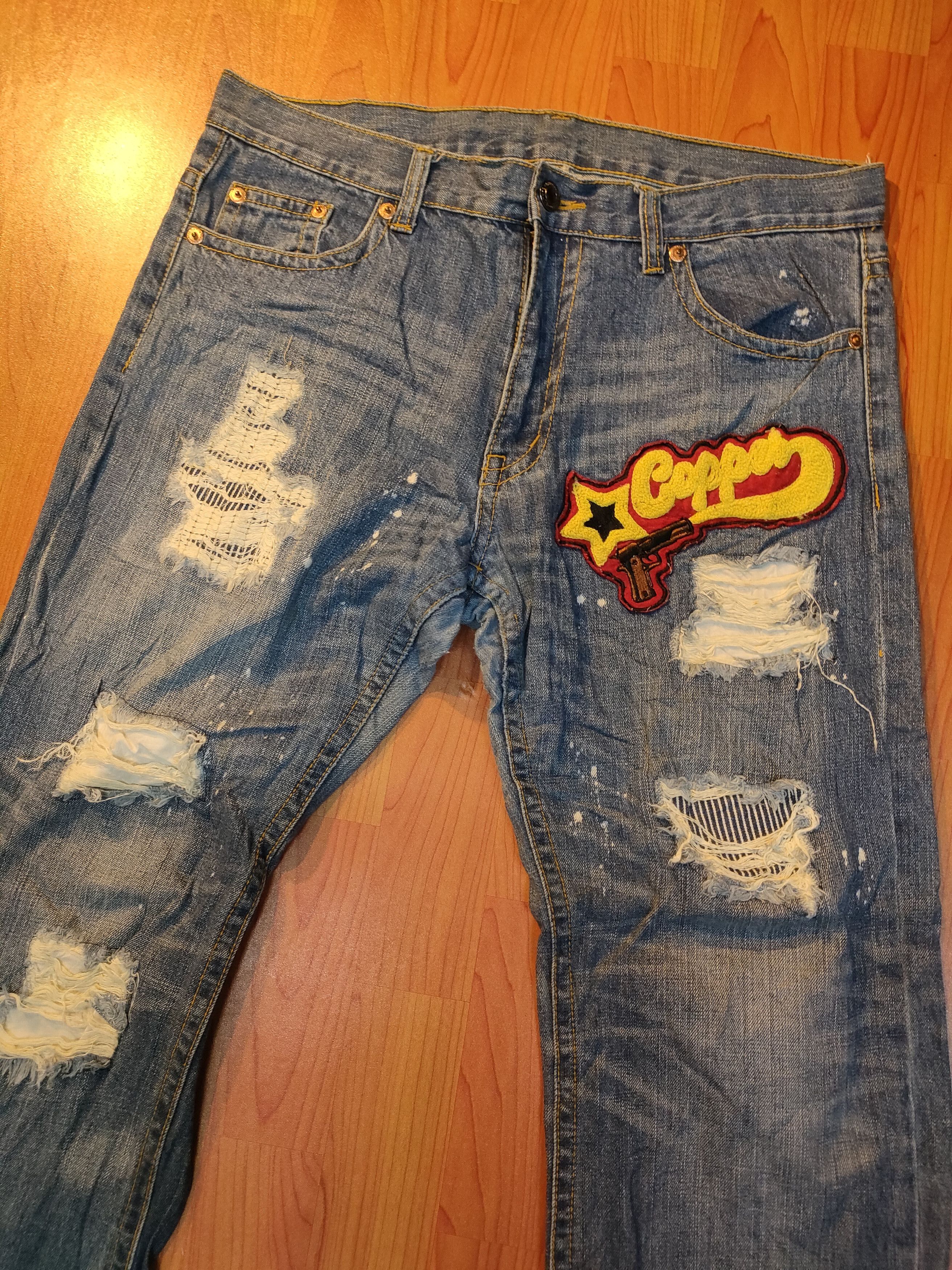 Japanese Brand Distressed Japanese Brand 1986 Jeans Size US 37 - 6 Thumbnail