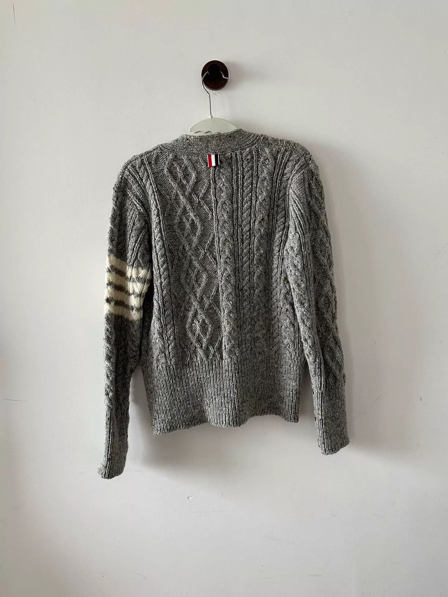 Thom Browne Thom Browne Gray Wool Cardigan Size 1 New Size US S / EU 44-46 / 1 - 2 Thumbnail