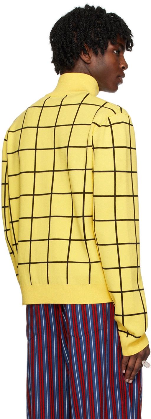 Marni o1y0225 Checked Cardigan in Yellow/Black Size US S / EU 44-46 / 1 - 3 Thumbnail