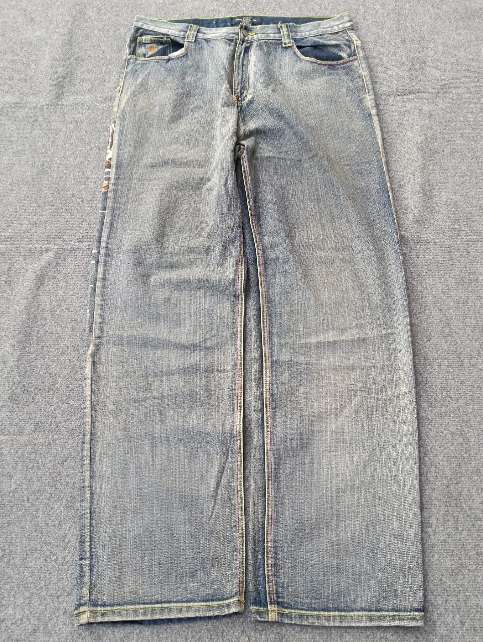 Rocawear Vintage Rocawear Baggy Embroidered Graphic Jeans Y2K. Size US 38 / EU 54 - 2 Thumbnail