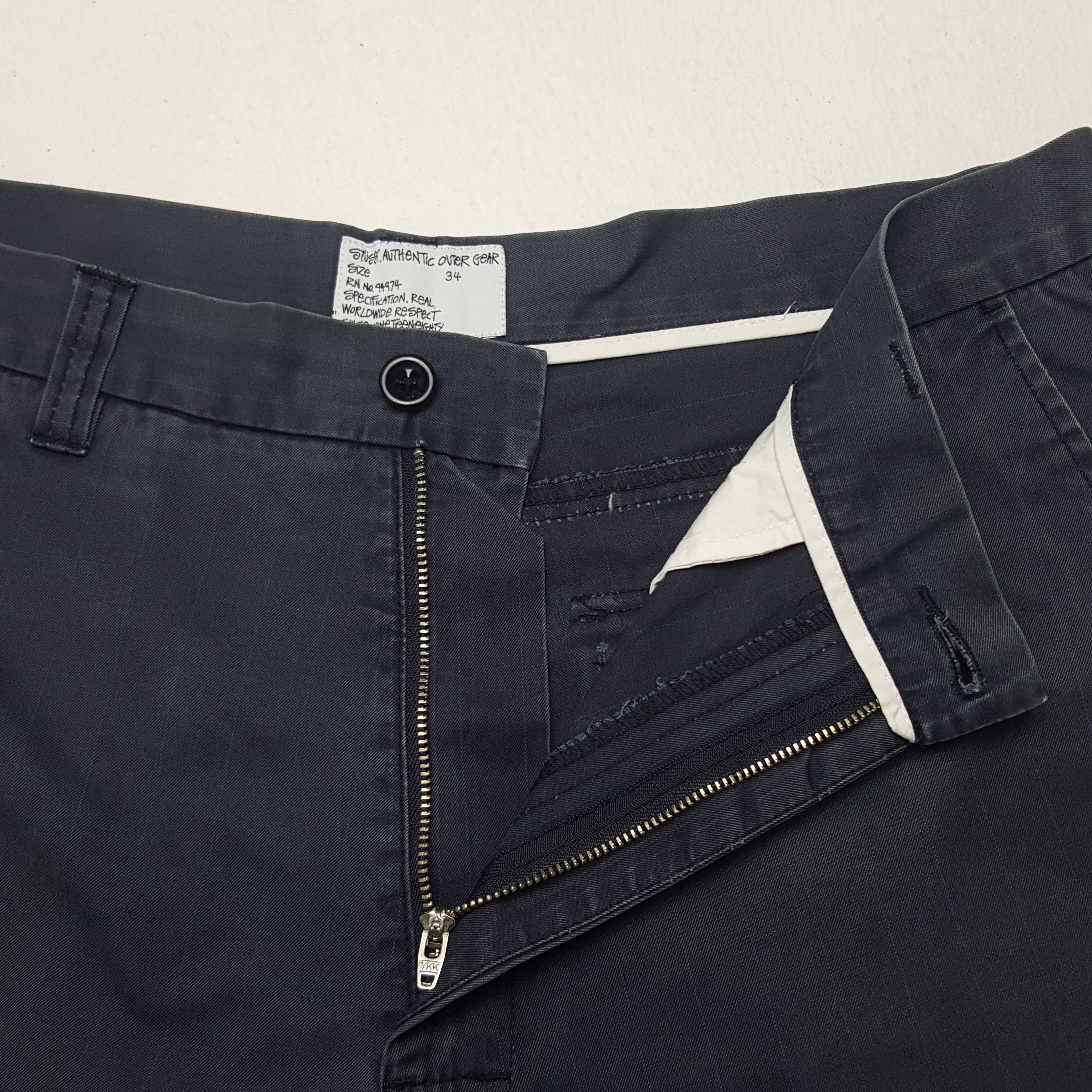 Stussy × Vintage Vintage Stussy USA Custom Art Logo Short Pants Size US 33 - 9 Thumbnail