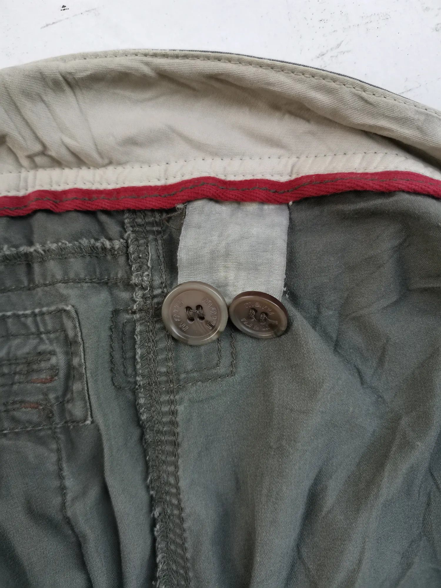 Japanese Brand Rare!!! Maru Khakis Tactical Cargo Multipocket Pants Size US 34 / EU 50 - 3 Thumbnail