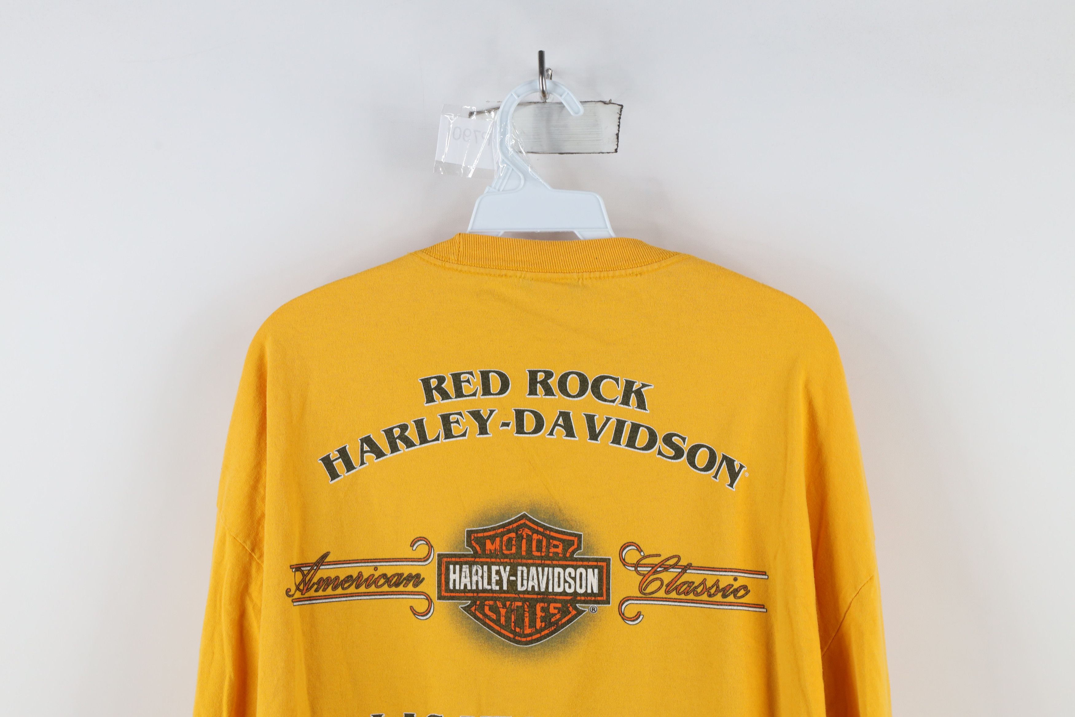 Harley Davidson × Vintage Vintage Y2K Harley Davidson Spell Out Long Sleeve T-Shirt Size US XXL / EU 58 / 5 - 13 Thumbnail