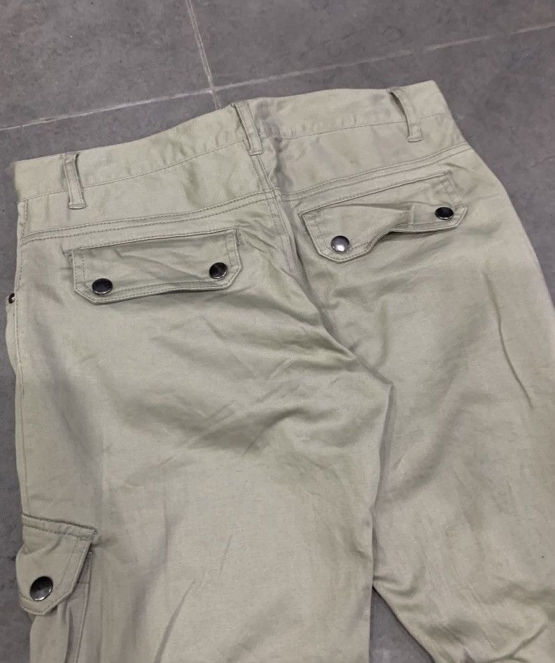 semanticdesign Vintage Y2K Semantic Design Bondage Cargo Flare Pants lgb Size US 30 / EU 46 - 6 Thumbnail