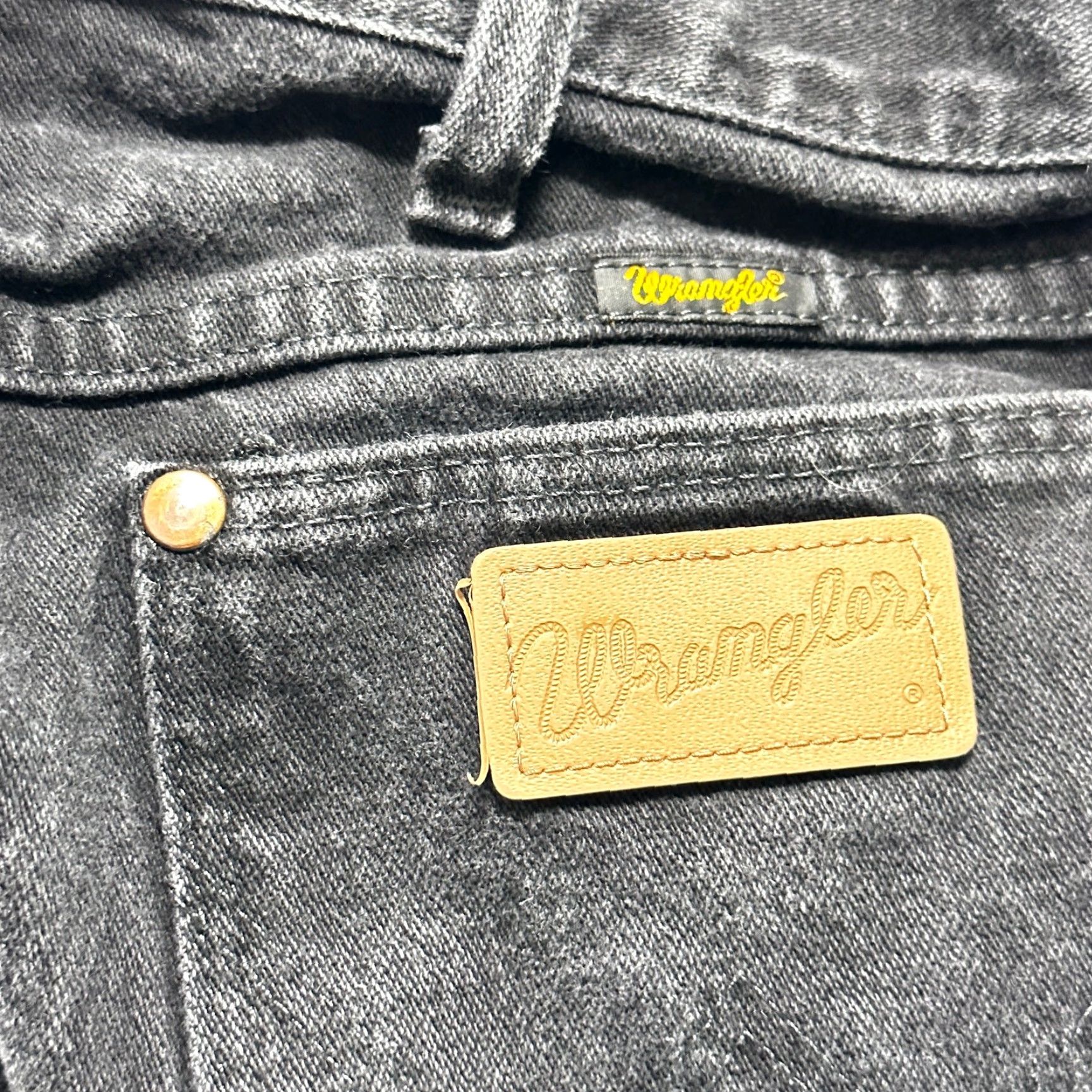 Wrangler VINTAGE Wrangler Jeans Mens Size 31 Gray Denim 100% Cotton Western Cowboy Rodeo Size US 30 / EU 46 - 7 Thumbnail