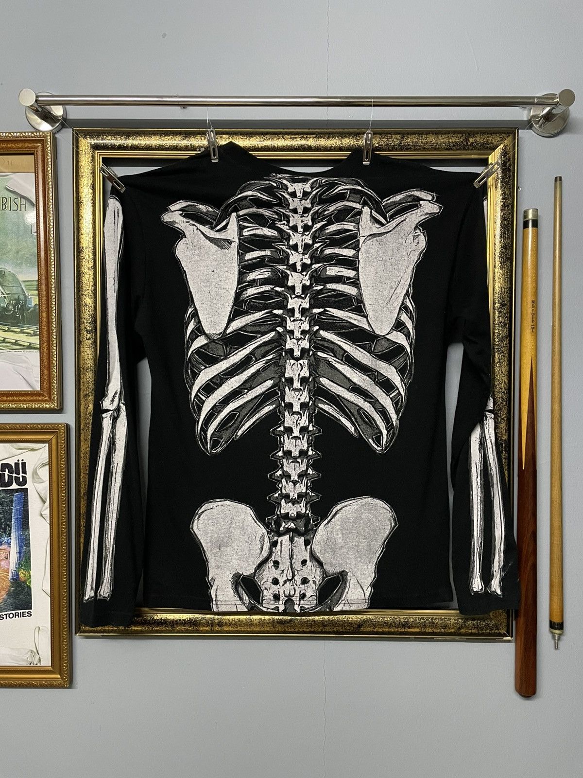 Designer × Japanese Brand × Vintage Vintage Japan Designer Halloween Spirit Skeleton Fullprint Size US M / EU 48-50 / 2 - 6 Thumbnail
