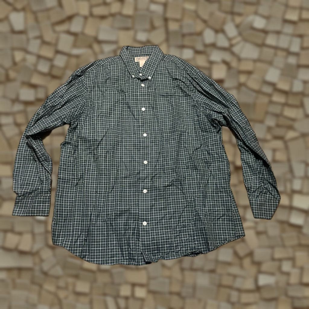 Vintage Duluth Shirt Mens XL Green White Plaid Button Up Long Sleeve Size US XL / EU 56 / 4 - 1 Thumbnail