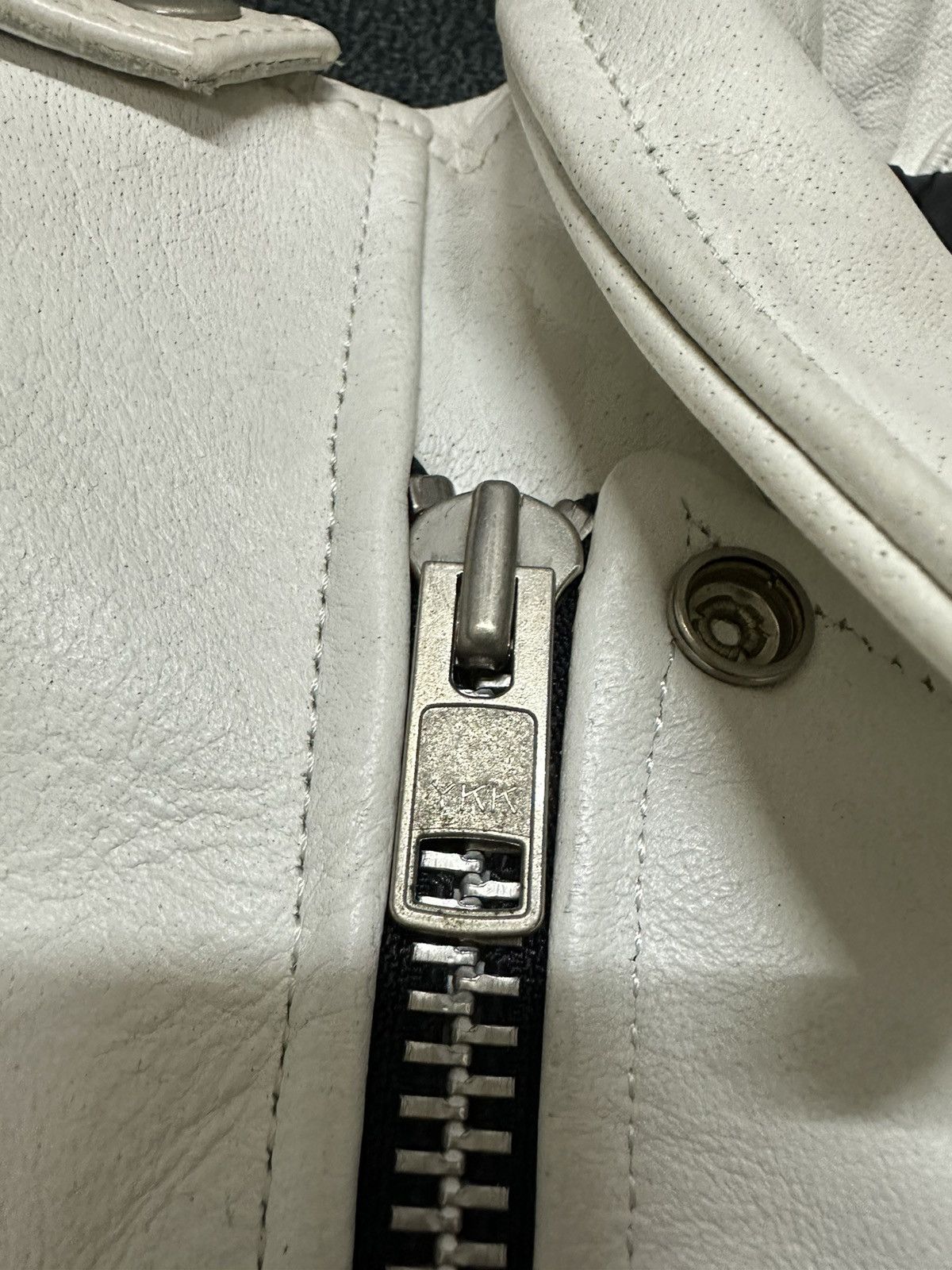 Japanese Brand Leather jacket made by risk Size US S / EU 44-46 / 1 - 4 Thumbnail