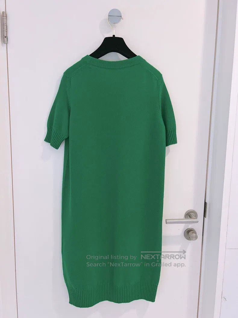 Hermes Hermes Moss Green Cashmere Knit Dress Size XS / US 0-2 / IT 36-38 - 2 Thumbnail