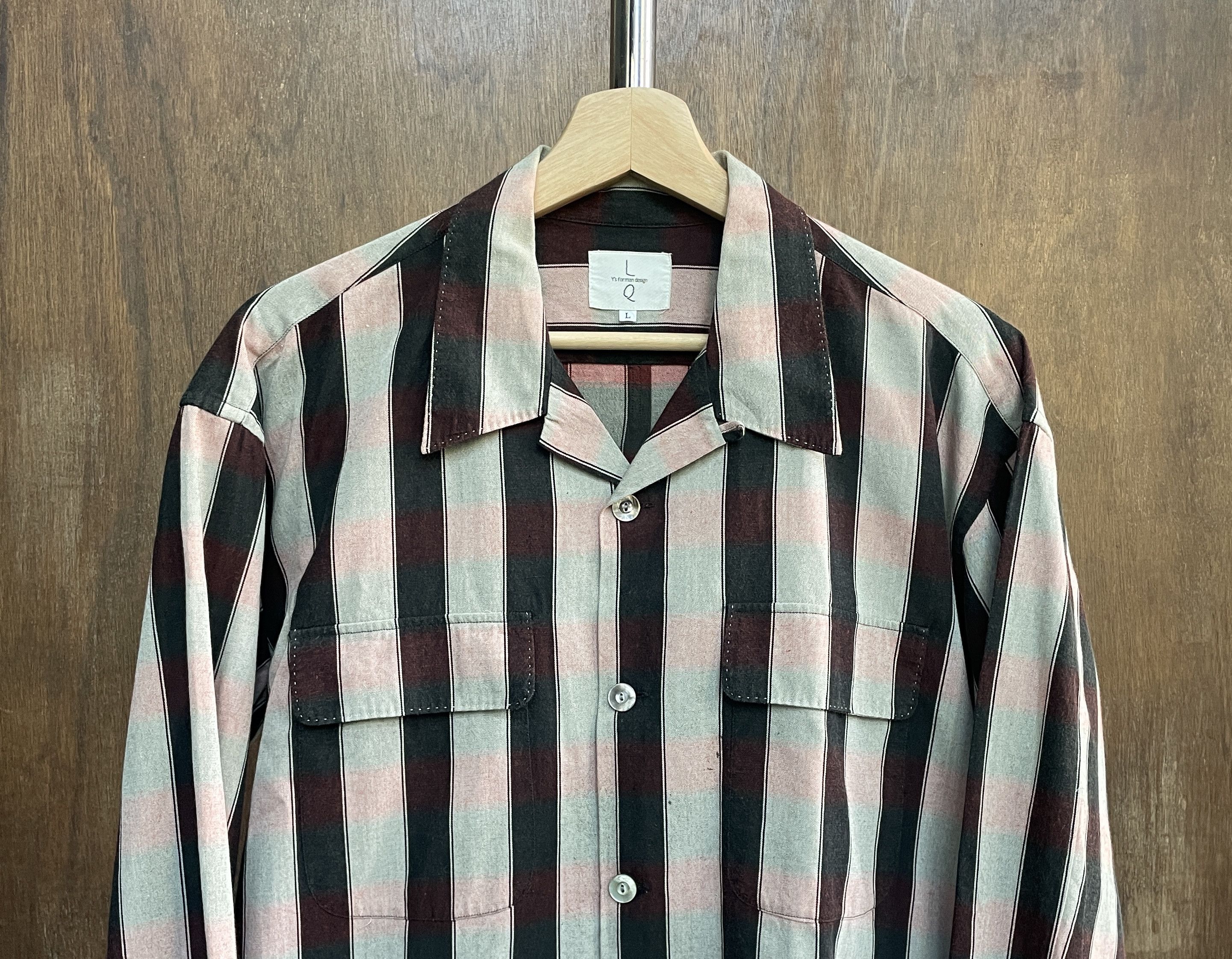 Yohji Yamamoto Yohji Yamamoto Double Pockets Stripped Rayon Shirt Size US XS / EU 42 / 0 - 2 Thumbnail