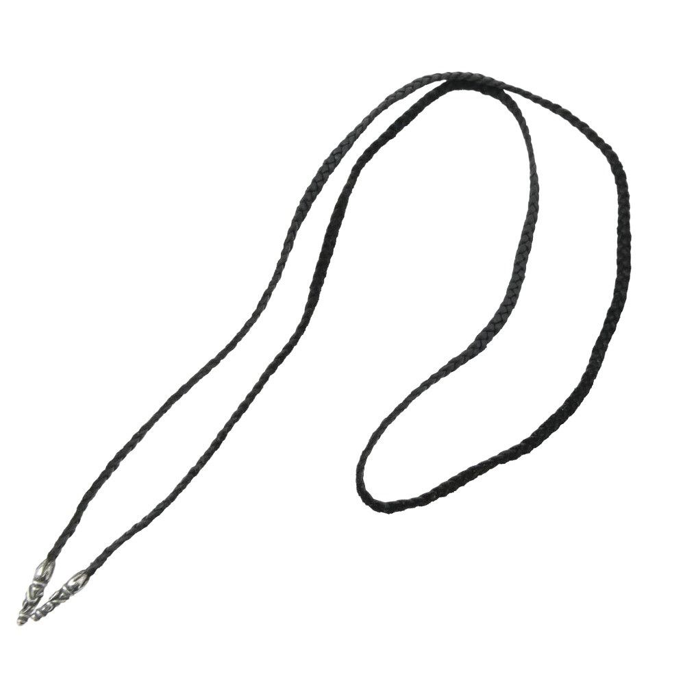 Chrome Hearts Chrome hearts leather silver braid strap necklace Size ONE SIZE - 2 Thumbnail