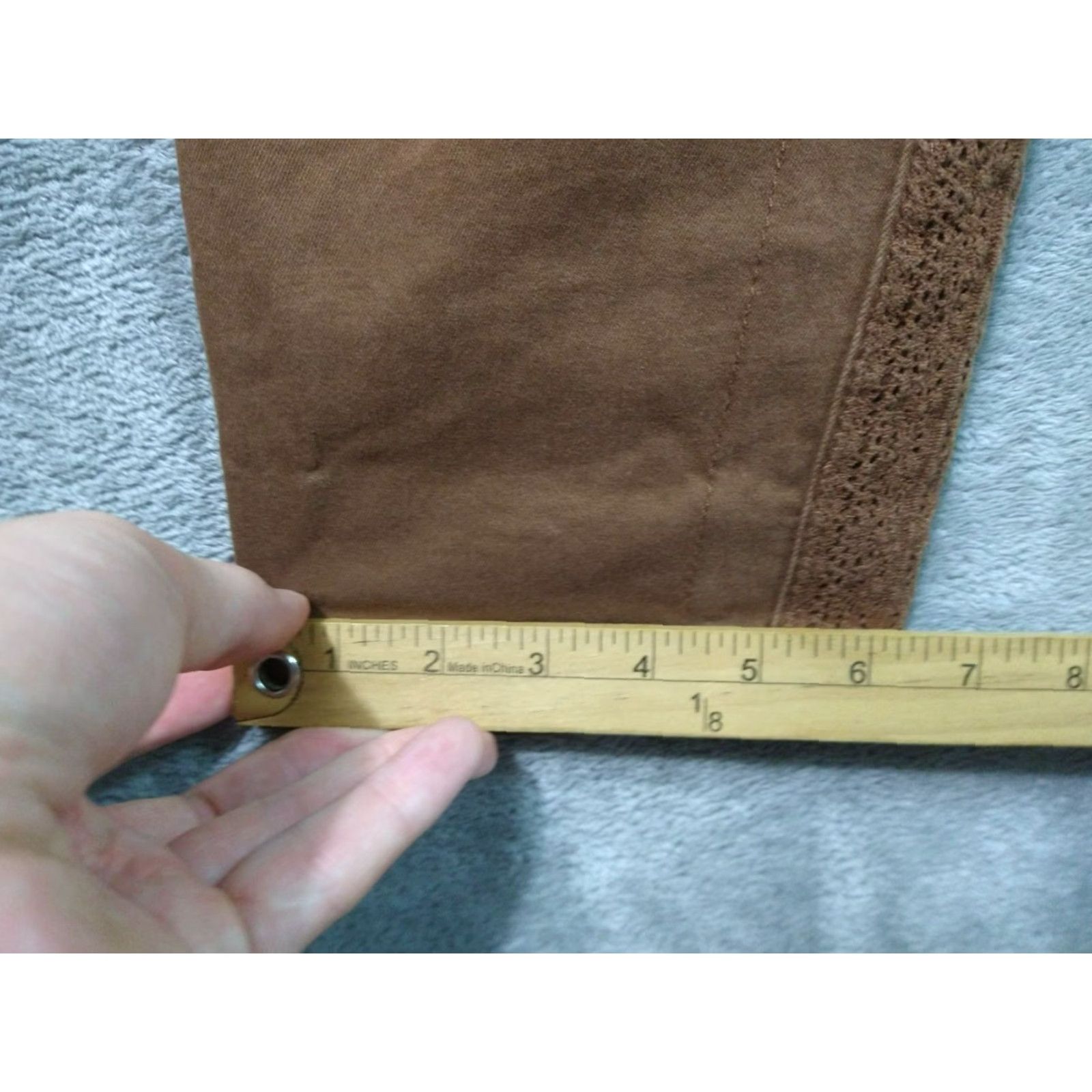 Vintage Democracy Pants Womens 14 Brown Cargo Ab Solution High Rise Utility Lace Size 36" / US 14 / IT 50 - 6 Thumbnail