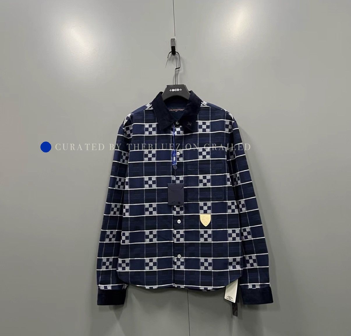 Louis Vuitton Damier Long Sleeve Shirt from Ski Collection Size US M / EU 48-50 / 2 - 1 Thumbnail