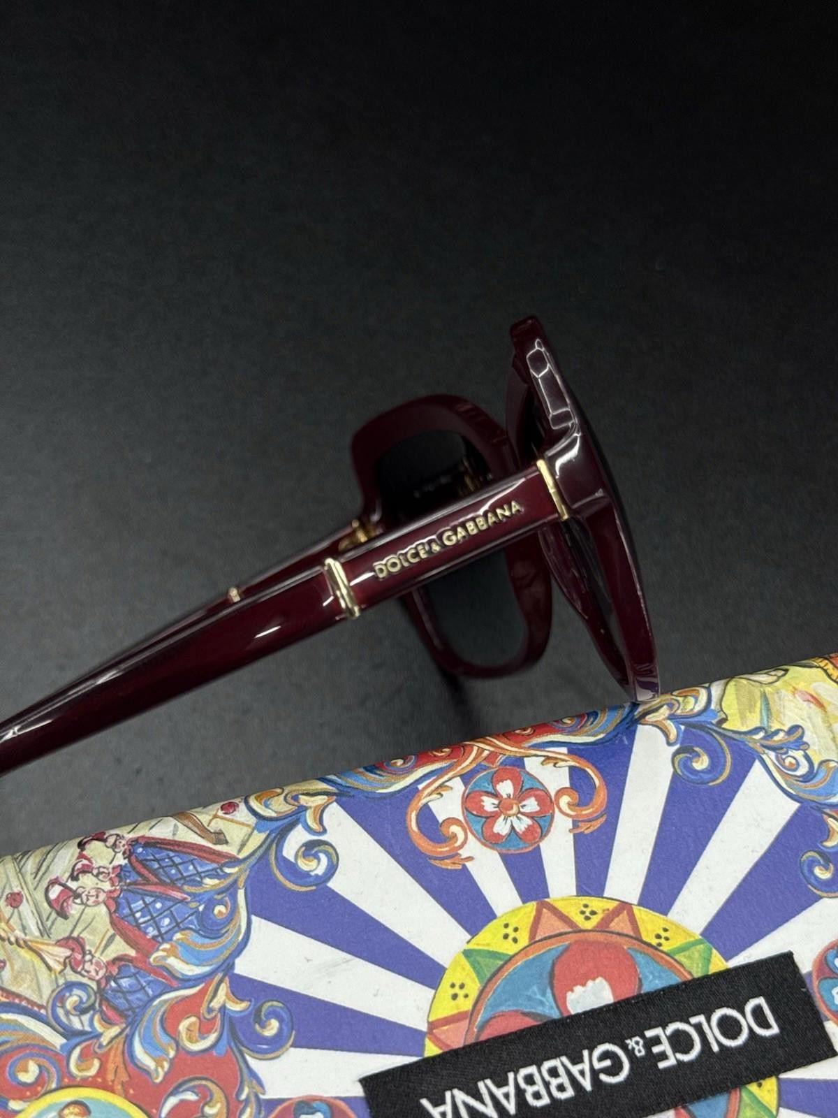 Dolce & Gabbana Dolce Gabbana Sunglasses DG Burgundy with Case Women’s Size ONE SIZE - 2 Thumbnail