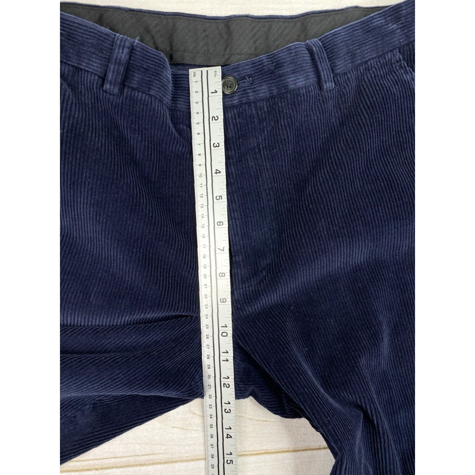 Brooks Brothers Brooks Brothers 346 Mens Corduroy Pants Blue 38/32 Casual Dress Pants Casual Mens (Blue) Size US 38 / EU 54 - 4 Thumbnail