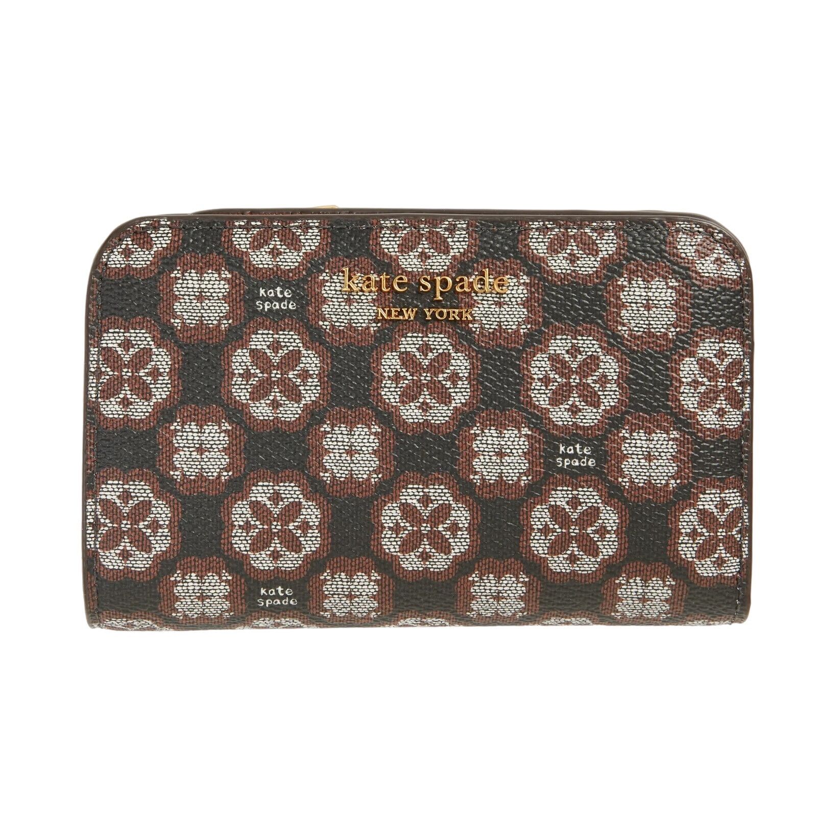 Kate Spade Kate Spade Spade Flower Monogram Coated Canvas Wallet Size ONE SIZE - 1 Thumbnail