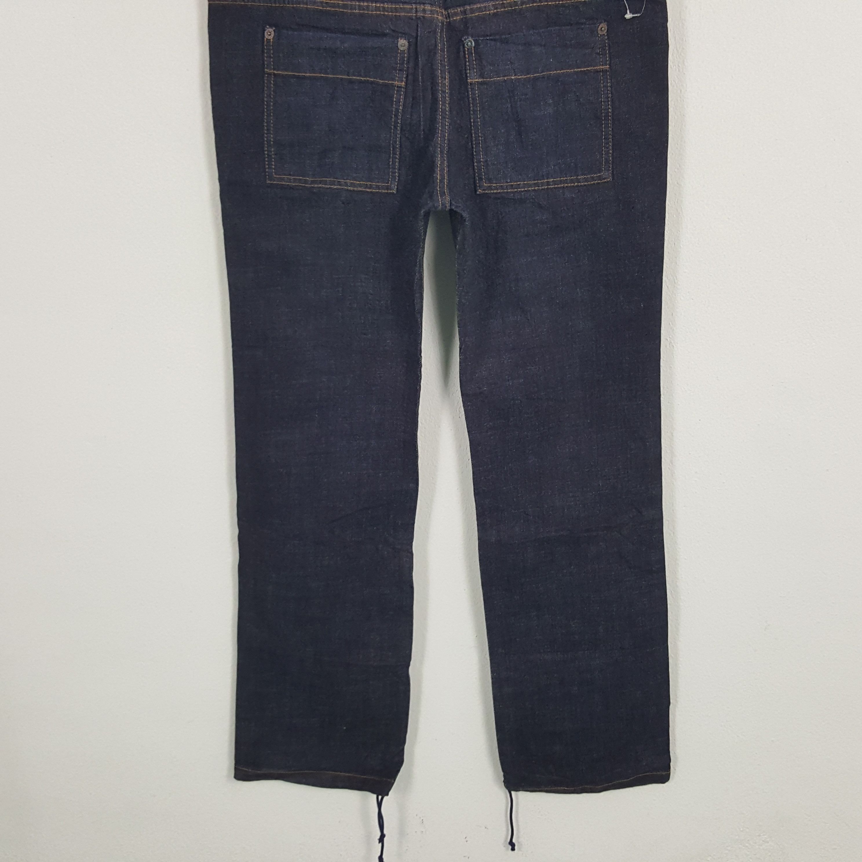 Japanese Brand × Vintage Vintage X-girl Japanese Brand Baggy Overall Denim Jeans Size 35" - 6 Thumbnail