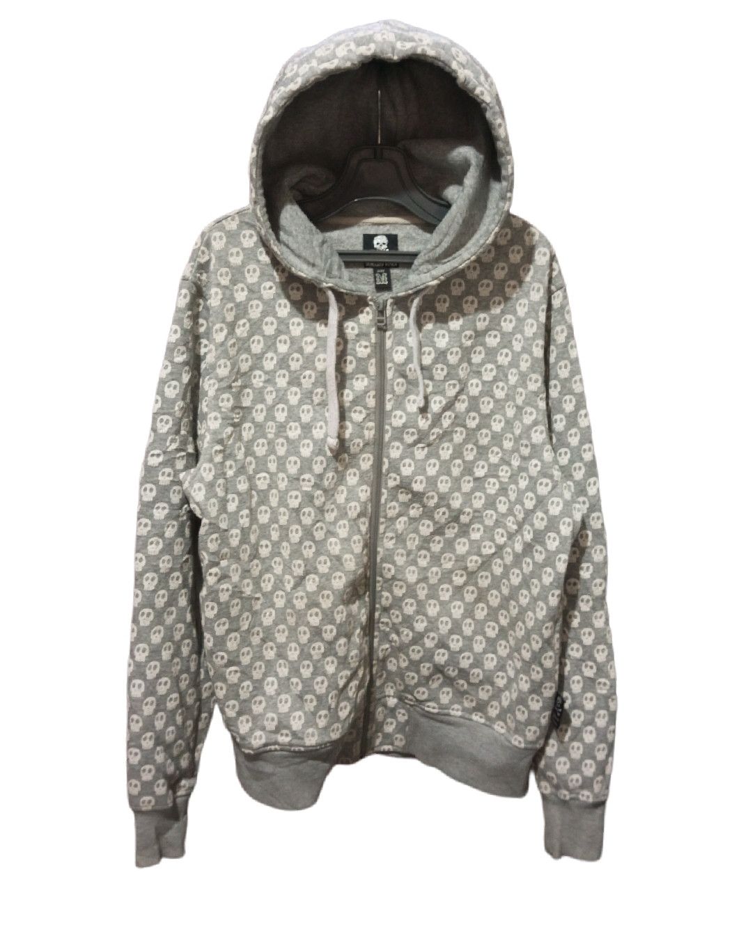 image of Skulls x Vintage Skeleton Dokuro Town in Grey, Men's (Size Medium)