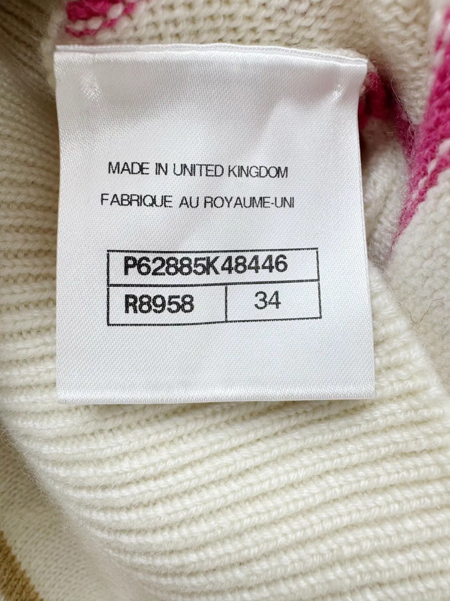 Chanel Chanel Stripe Cashmere Sweater 34 Almost New Size XS / US 0-2 / IT 36-38 - 5 Thumbnail