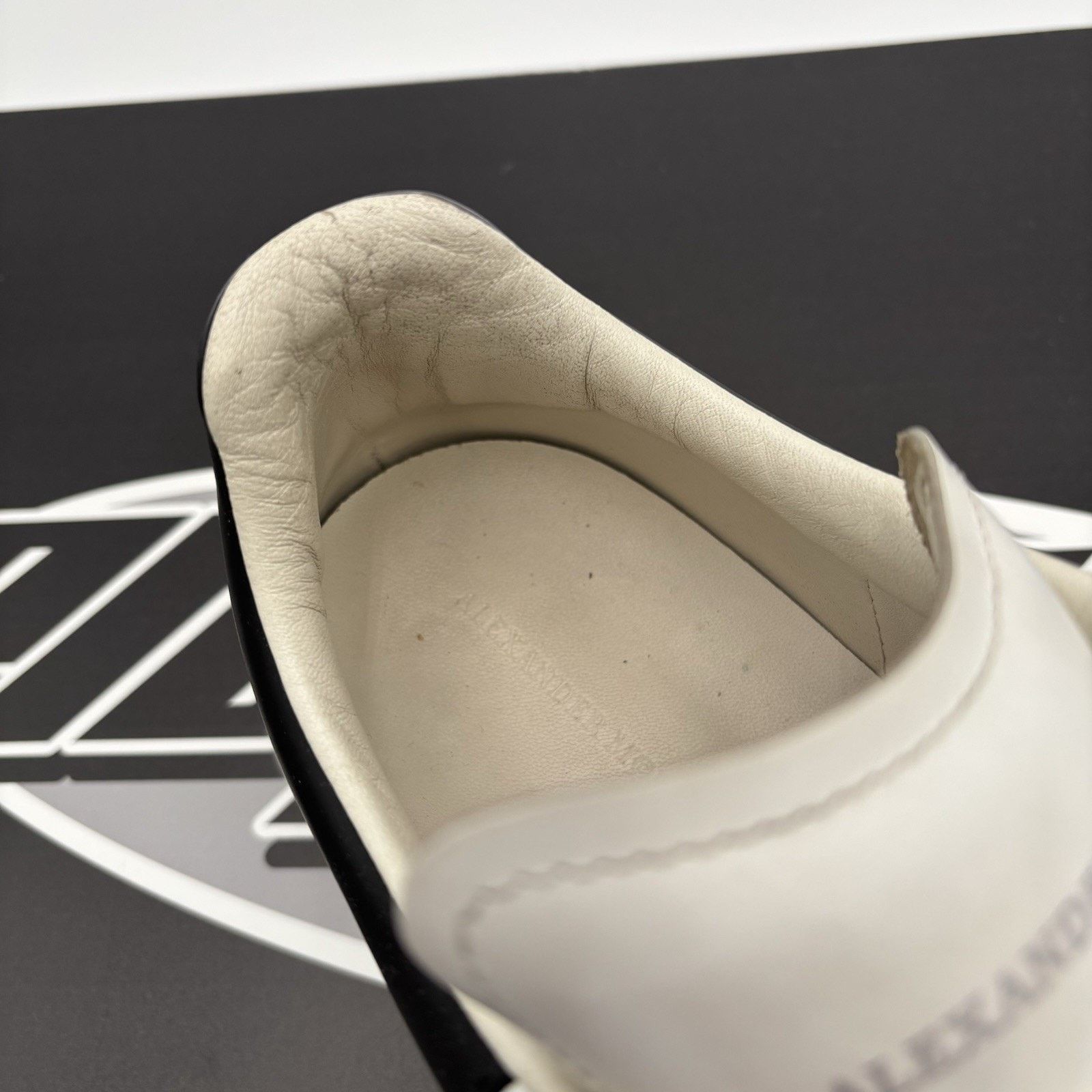 Alexander McQueen Alexander McQueen Front Studded ' White, Black ' | GREAT! Size US 11 / EU 44 - 16 Thumbnail