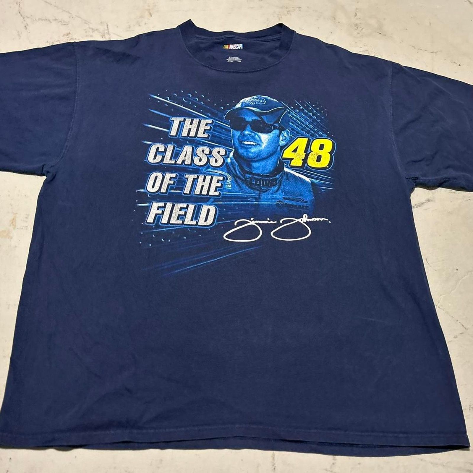 NASCAR Jimmie johnson double sided nascar t shirt Size US XXL / EU 58 / 5 - 1 Thumbnail
