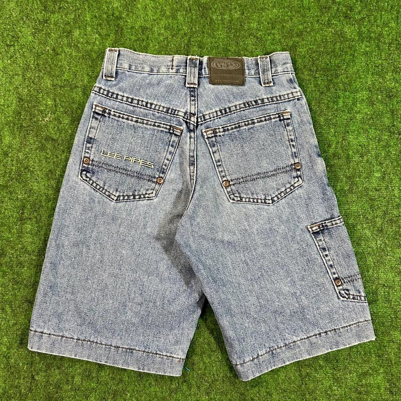 Lee Vintage 90’s Lee Pipes Baggy Fit Jean Shorts Size Small Size US 28 / EU 44 - 4 Thumbnail