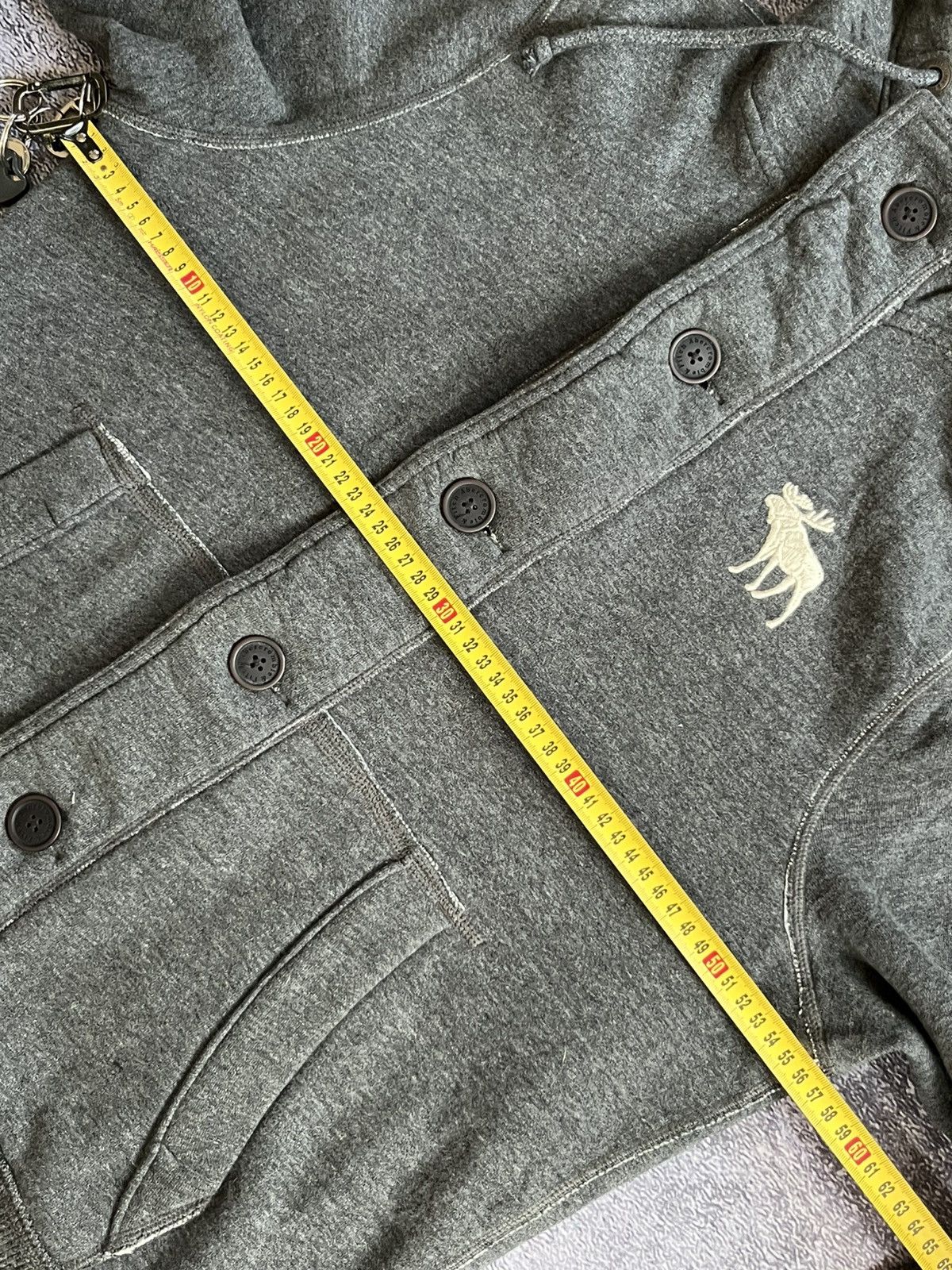 Abercrombie & Fitch Abercrombie & Fitch Muscle Sweatshirt Mens Large Hooded Size US L / EU 52-54 / 3 - 6 Thumbnail