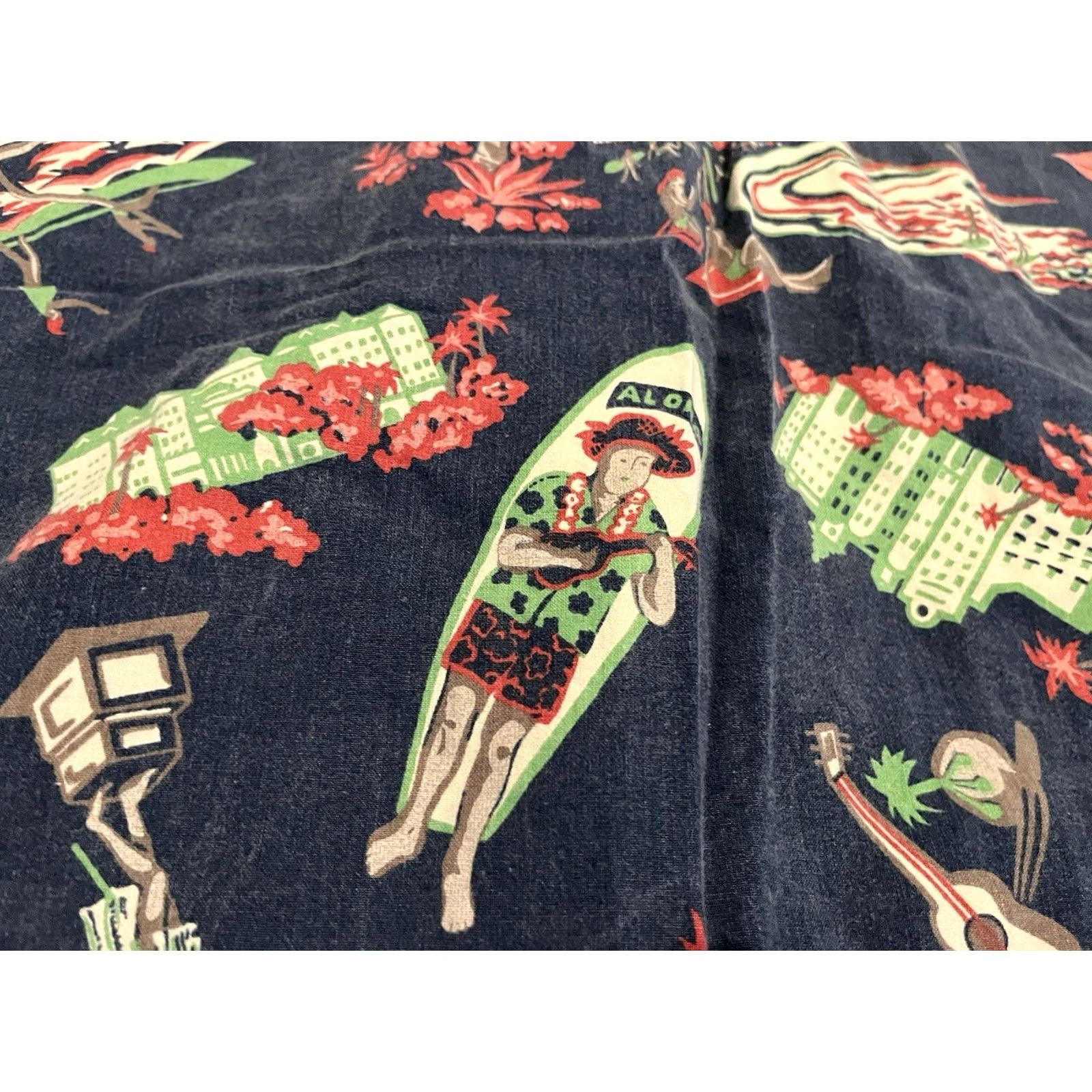ALOHAS VINTAGE BC Ethic Biscuits & Gravy Button-Up Hawaiian Shirt USA Made XL Size US XL / EU 56 / 4 - 6 Thumbnail