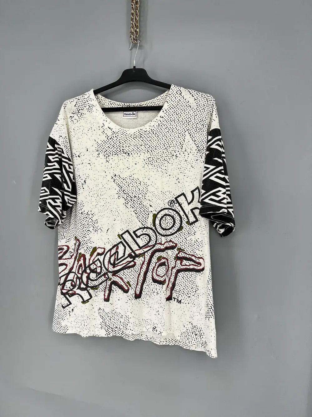Reebok REEBOK BlackTop Vintage T-Shirt Big Logo Tee Basketball 90s Size US XL / EU 56 / 4 - 3 Thumbnail