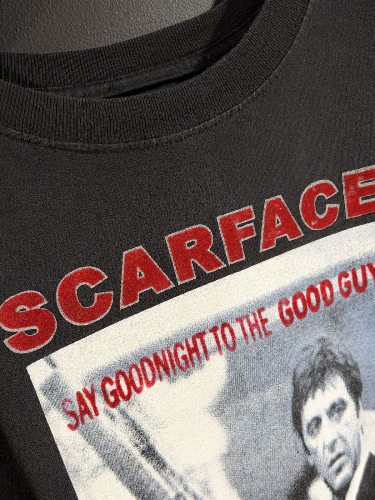 Vintage 2000s Y2K Vintage Scarface Al Pacino Faded Movie Tee XL Size US XL / EU 56 / 4 - 6 Thumbnail