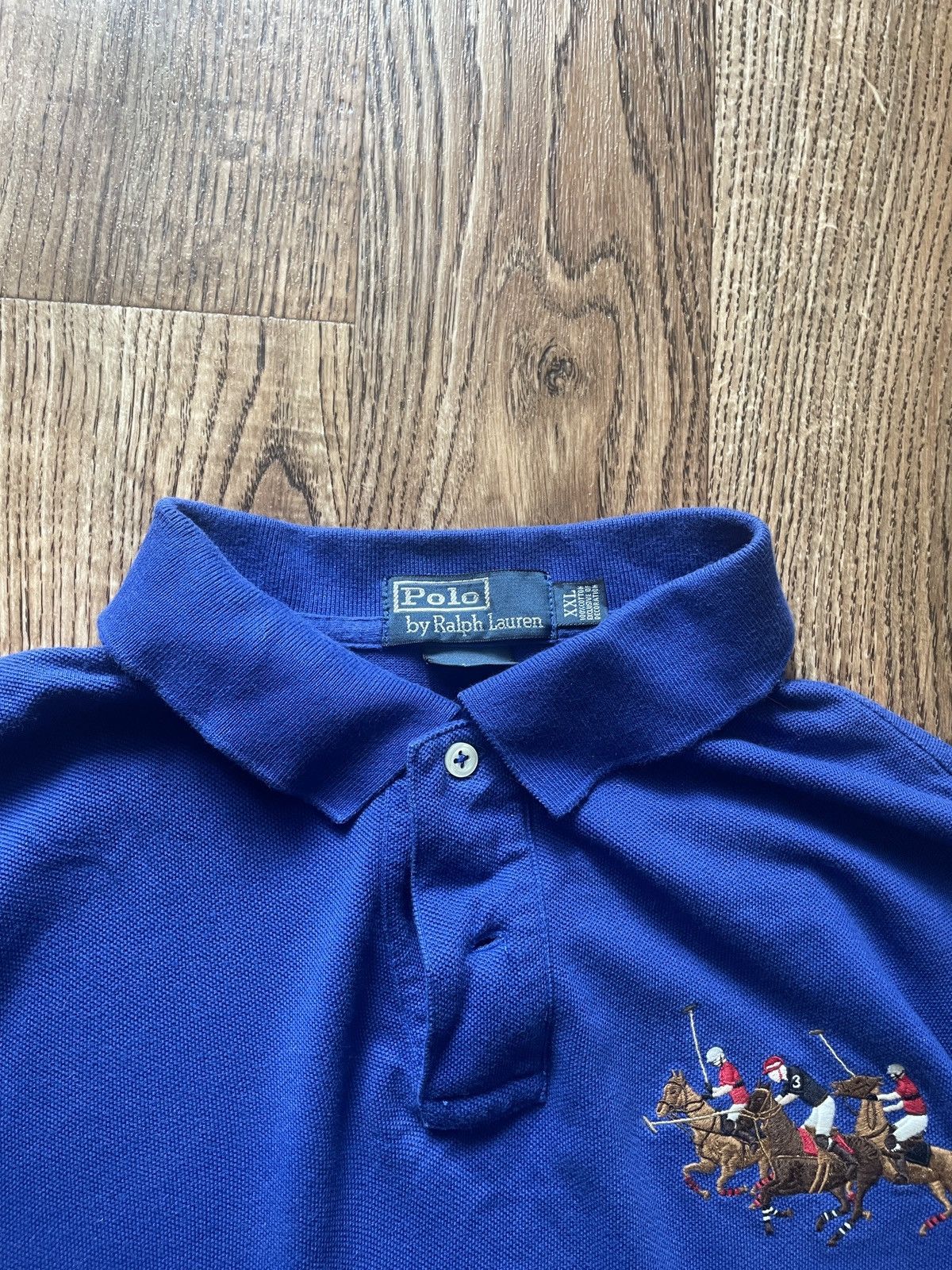 Polo Ralph Lauren 🇺🇸 Vintage Polo Ralph Lauren Polo T-Shirt Rare Retro Hype Size US XXL / EU 58 / 5 - 6 Thumbnail