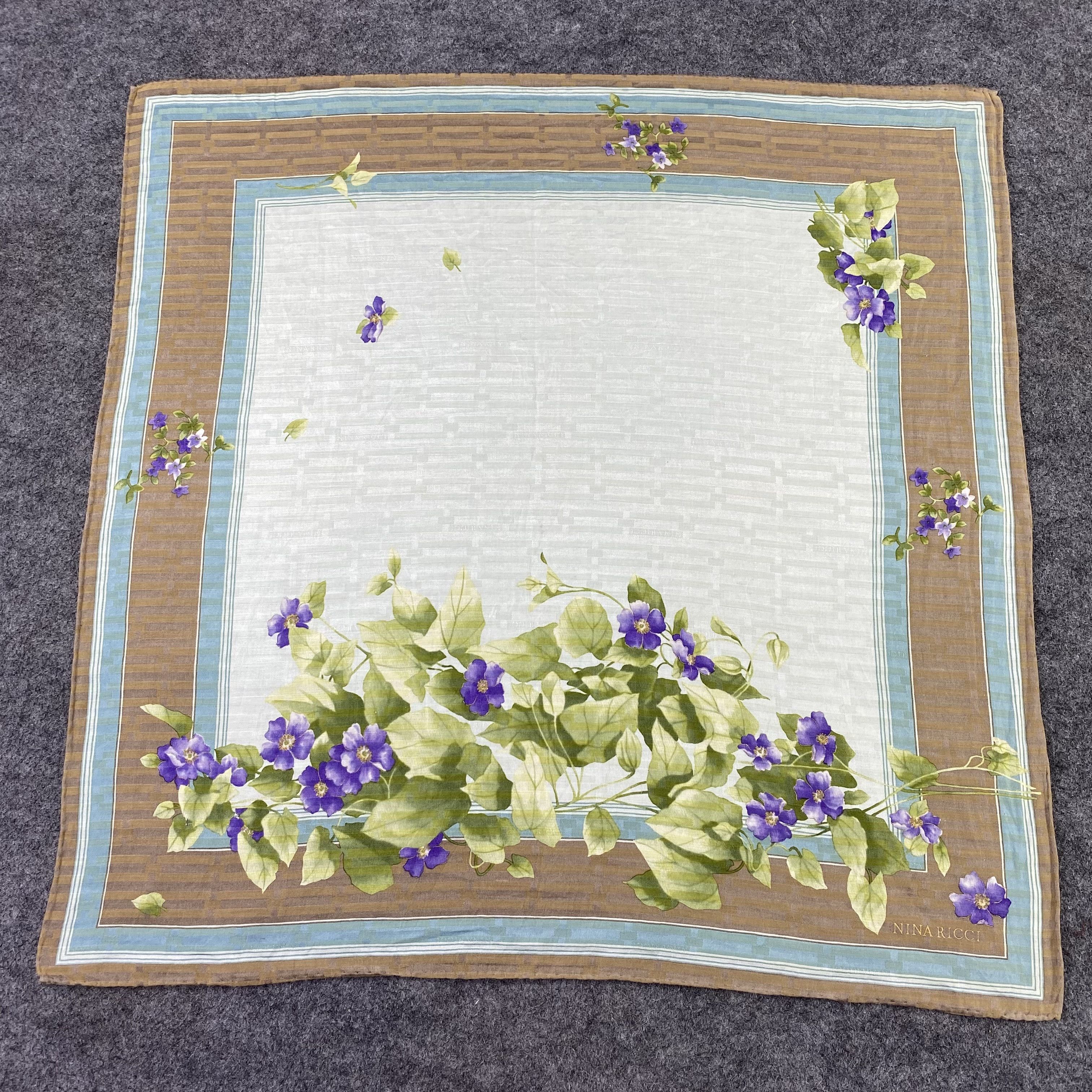 Nina Ricci Nina Ricci Handkerchief / Bandana / Neckerchief -B724 Size ONE SIZE - 3 Thumbnail
