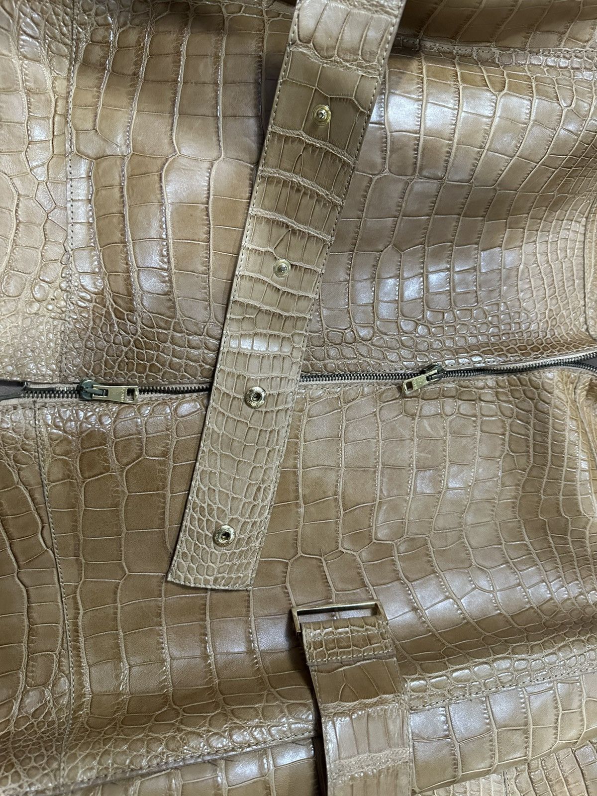 Gucci Gucci crocodile coat Size US M / EU 48-50 / 2 - 2 Thumbnail